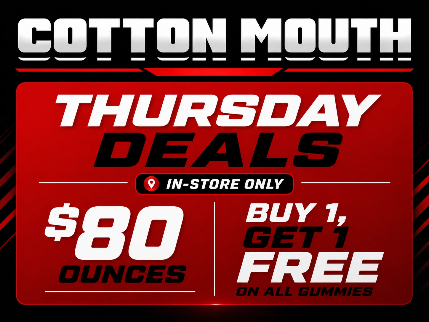 thursday ounce deals