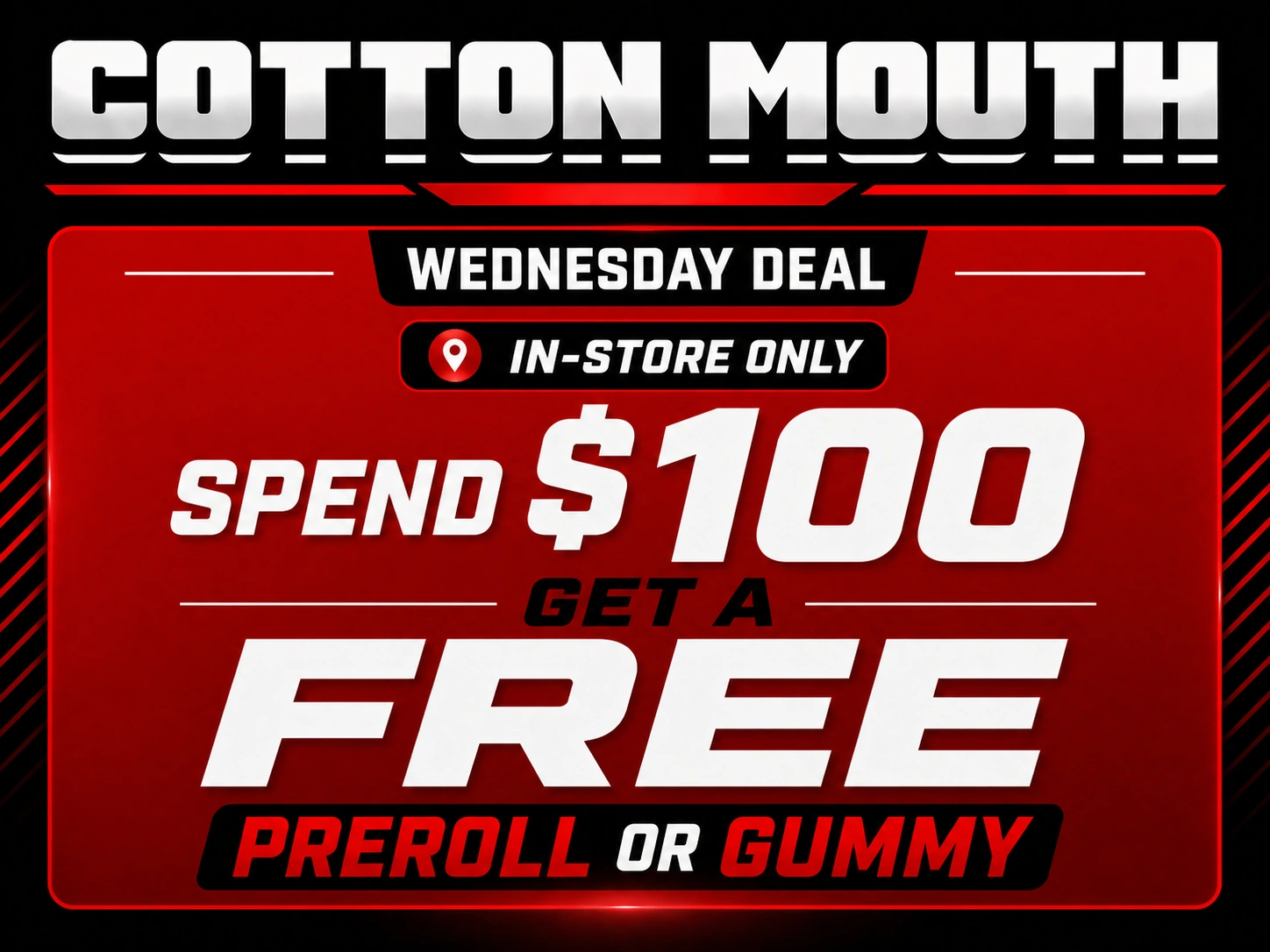 wedneday deal cotton mouth (1)